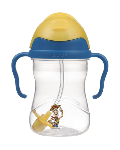 b.box Disney Weighted Straw Sippy Cup-Woody-240 ml-6M+