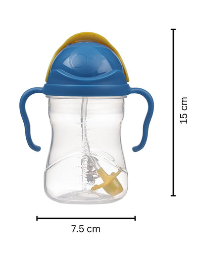 b.box Disney Weighted Straw Sippy Cup-Woody-240 ml-6M+