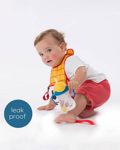 b.box Disney Weighted Straw Sippy Cup-Woody-240 ml-6M+