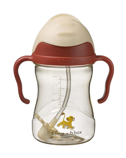 b.box Disney Weighted Straw Sippy Cup-The Lion King-240 ml-6M+
