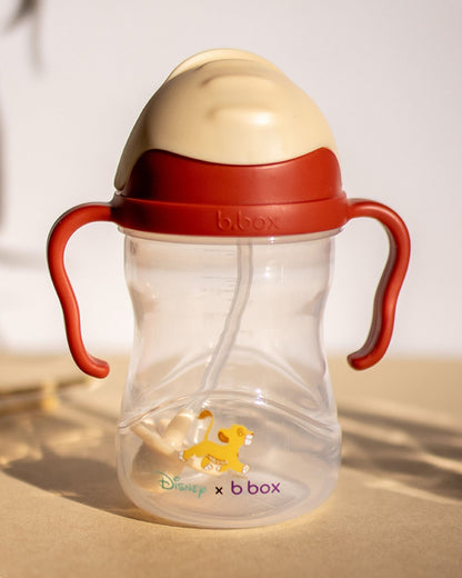 b.box Disney Weighted Straw Sippy Cup-The Lion King-240 ml-6M+