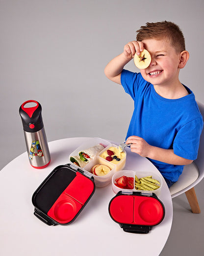 b.box Leakproof Snackbox-Flexi Fruit Holder-Avengers-350 ml-36M+