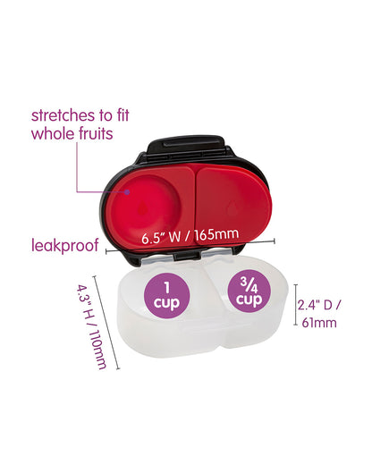 b.box Leakproof Snackbox-Flexi Fruit Holder-Avengers-350 ml-36M+