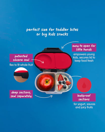 b.box Leakproof Snackbox-Flexi Fruit Holder-Avengers-350 ml-36M+