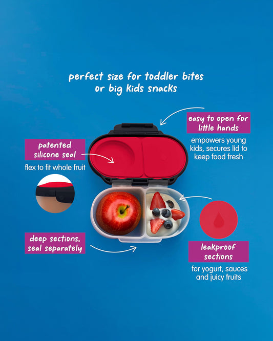 b.box Leakproof Snackbox-Flexi Fruit Holder-Avengers-350 ml-36M+