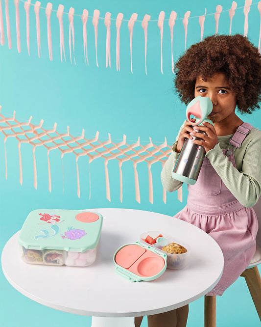 b.box Leakproof Snackbox-Flexi Fruit Holder-The Little Mermaid-350 ml-36M+