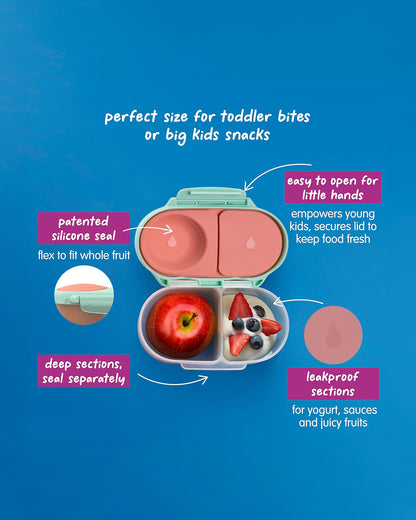 b.box Leakproof Snackbox-Flexi Fruit Holder-The Little Mermaid-350 ml-36M+