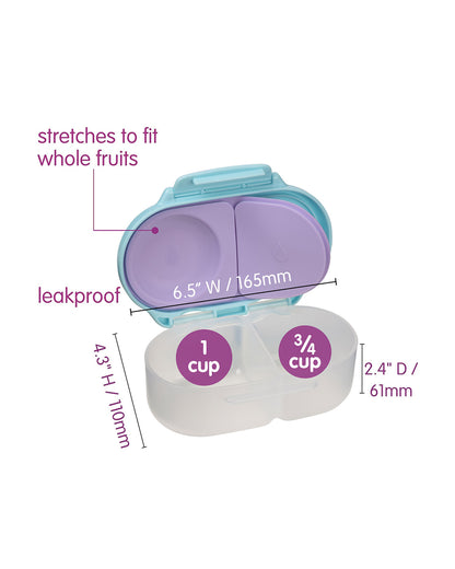b.box Leakproof Snackbox-Flexi Fruit Holder-Frozen-350 ml-36M+