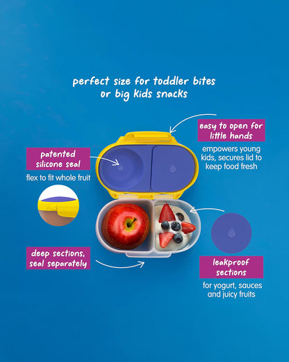 b.box Leakproof Snackbox-Flexi Fruit Holder-Spidey-350 ml-36M+