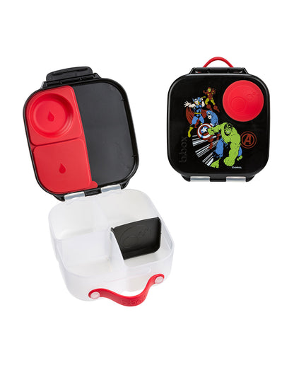 b.box Avengers Mini Lunchbox-Flexi Fruit Holder-Adjustable Divider-1000ml-36M+
