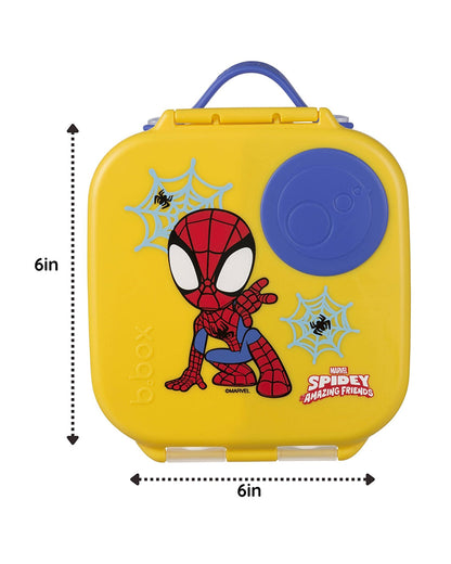 b.box School Essentials Kit-Mini Lunch Box(1000ml)-Tritan Straw Sipper(650ml)-Spidey-3Y+