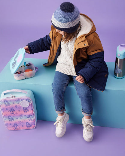 b.box School Essentials Kit-Mini Lunch Box(1000ml)-Tritan Straw Sipper(650ml)-Disney Frozen-3Y+