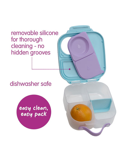 b.box Frozen Mini Lunchbox-Flexi Fruit Holder-Adjustable Divider-1000ml-36M+