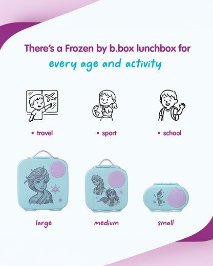 b.box Frozen Mini Lunchbox-Flexi Fruit Holder-Adjustable Divider-1000ml-36M+