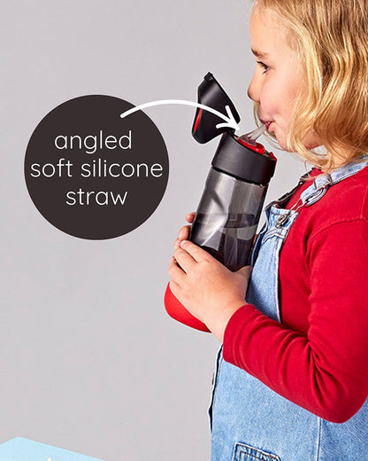 b.box Tritan Straw Sipper Bottle-Avengers-600 ml-36M+