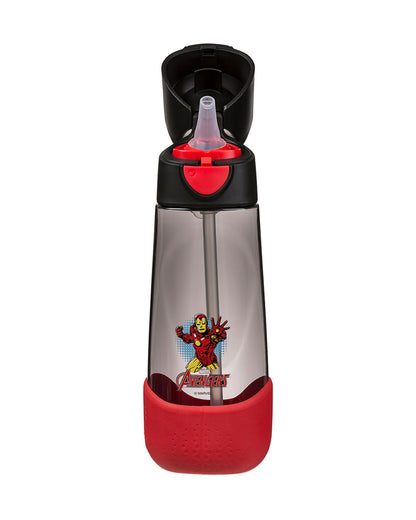 b.box Tritan Straw Sipper Bottle-Avengers-600 ml-36M+