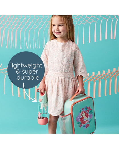b.box School Essentials Kit-Mini Lunch Box(1000ml)-Tritan Straw Sipper(650ml)-The Little Mermaid-3Y+