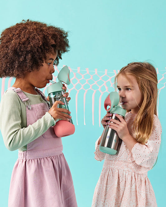 b.box Tritan Straw Sipper Bottle-The Little Mermaid-600 ml-36M+