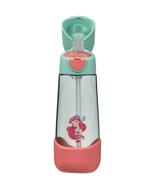 b.box Tritan Straw Sipper Bottle-The Little Mermaid-600 ml-36M+