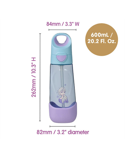 b.box Tritan Straw Sipper Bottle-Frozen-600 ml-36M+