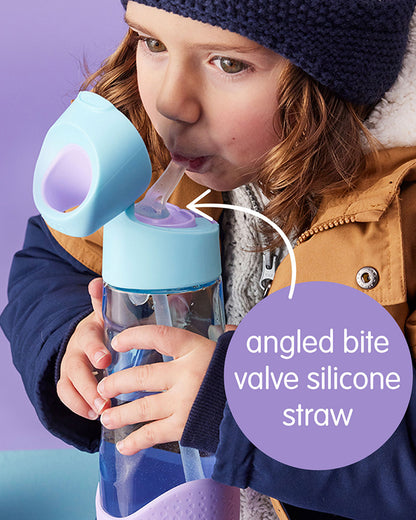 b.box Tritan Straw Sipper Bottle-Frozen-600 ml-36M+