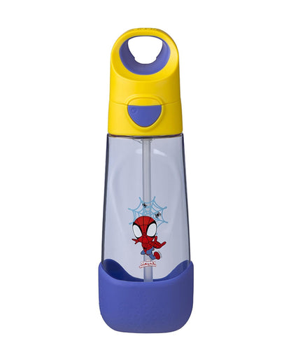 b.box Tritan Straw Sipper Bottle-Spidey-600 ml-36M+