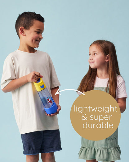 b.box Tritan Straw Sipper Bottle-Spidey-600 ml-36M+