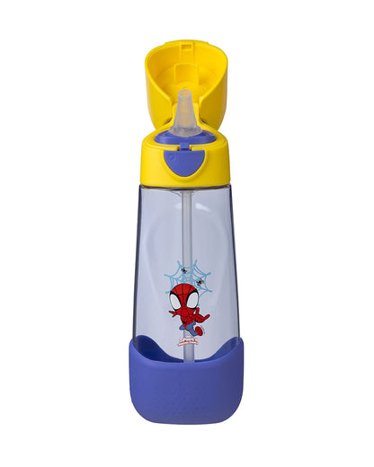 b.box Tritan Straw Sipper Bottle-Spidey-600 ml-36M+