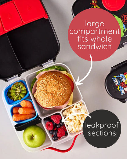 b.box Leakproof Lunchbox-Flexi Fruit Holder-Avengers-2 L-36M+