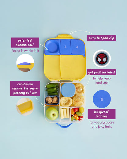 b.box Leakproof Lunchbox-Flexi Fruit Holder-Spidey-2 L-36M+