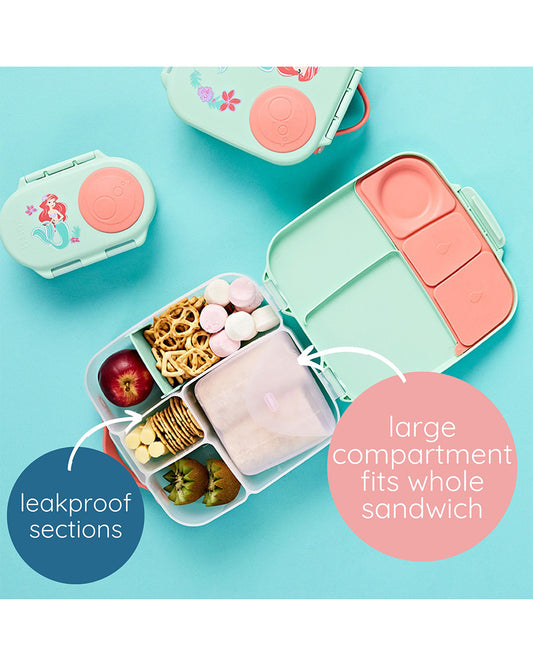 b.box Leakproof Lunchbox-Flexi Fruit Holder-The Little Mermaid-2 L-36M+