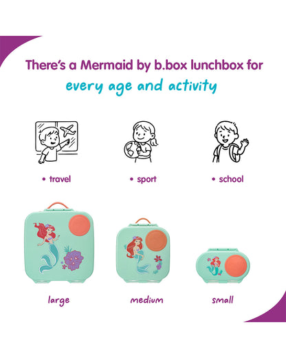 b.box Leakproof Lunchbox-Flexi Fruit Holder-The Little Mermaid-2 L-36M+