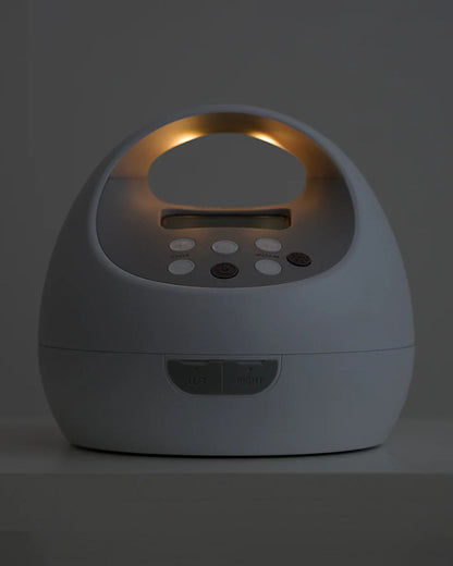 Spectra S1 Pro Double Electric Breast Pump-With Hospital Grade Adjustable Suction-Massage & Expression Modes-With Backflow Protection-Low Noise & Nightlight-Rechargeable Battery-30 Min Auto Power Off