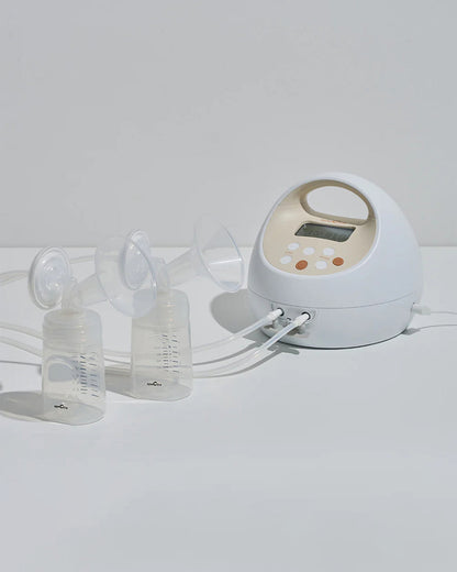 Spectra S2 Pro Double Electric Breast Pump-With Hospital Grade Adjustable Suction-Massage & Expression Modes-With Backflow Protection-Low Noise & Nightlight-30 Min Auto Power Off