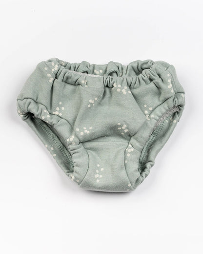 BeeLittle Grey, Cream & Mustard Briefs-Pastel Rainbow-Organic Cotton-Pack of 3-For Infants