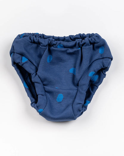 BeeLittle Multicolor Briefs-Hippo Bird-Organic Cotton-Pack of 3-For Infants
