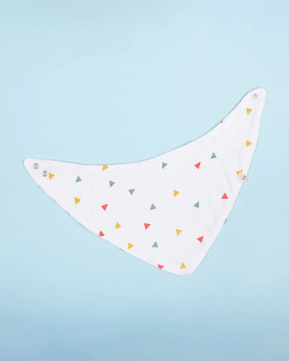 BeeLittle Cars-Reversible Bandana Bib-Snap Button-0M+