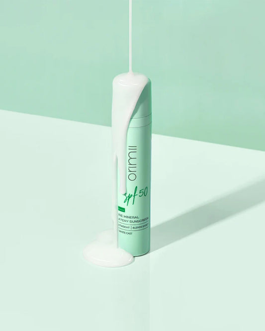 Orimii No-Retional Facial Serum (30ml), Overnight Reset Facial Mask (100ml) & SPF 50+ Mineral Sunscreen (50ml)-Pregnancy & Breastfeeding Safe