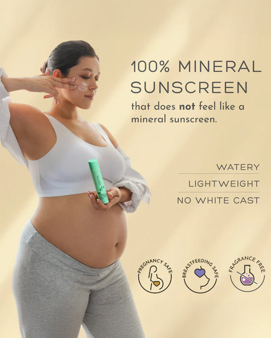 Orimii No-Retional Facial Serum (30ml), Overnight Reset Facial Mask (100ml) & SPF 50+ Mineral Sunscreen (50ml)-Pregnancy & Breastfeeding Safe