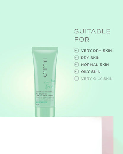 Orimii pH Balance Gentle Face Wash-For Acne Control-100% Soap-Free-Pregnancy Safe