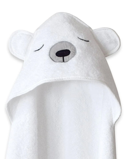 Masilo Hooded Baby Bath Towel-100% Bath Towelling Cotton-Polar Bear