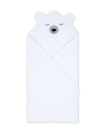 Masilo Hooded Baby Bath Towel-100% Bath Towelling Cotton-Polar Bear
