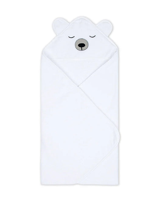 Masilo Hooded Baby Bath Towel-100% Bath Towelling Cotton-Polar Bear