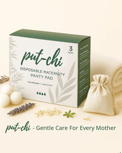 Putchi Disposable Maternity Panty Pad-For Postpartum Recovery-Leak Proof-Day & Night Protection-Pack of 3