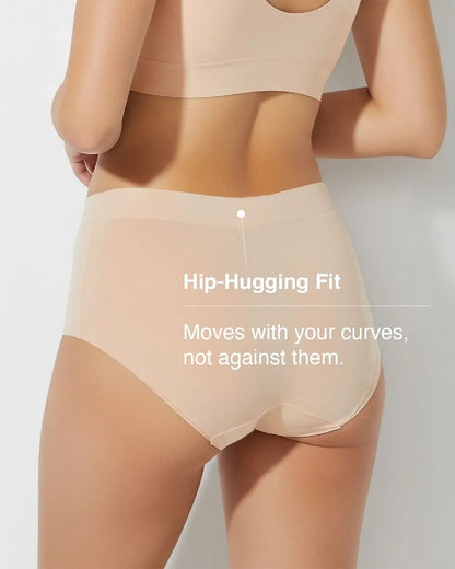 Putchi V-Band Comfort-Fit Bamboo Maternity Panty-Seamless-Pregnancy & Post Delivery-Winter Beige