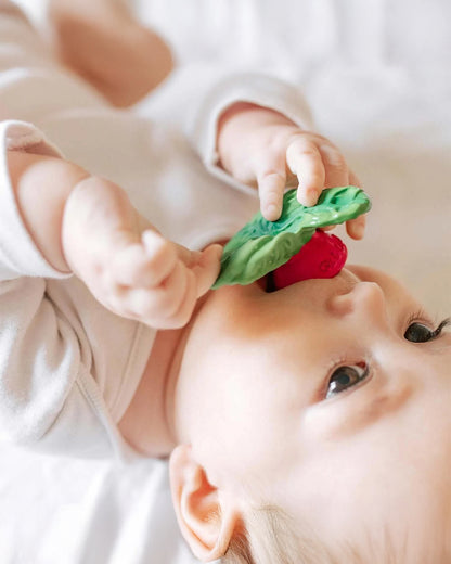 Oli & Carol Ramonita The Radish-Natural Rubber Teether-Easy Grip-0M+
