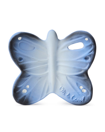 Oli & Carol Blues The Butterfly-Natural Rubber Teether-Easy Grip-0M+