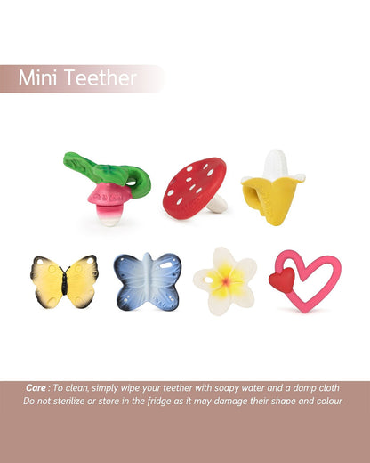 Oli & Carol Blues The Butterfly-Natural Rubber Teether-Easy Grip-0M+