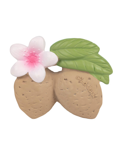 Oli & Carol Aly The Almond-Natural Rubber Teether-Easy Grip-0M+