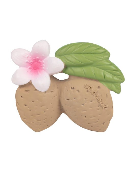 Oli & Carol Aly The Almond-Natural Rubber Teether-Easy Grip-0M+